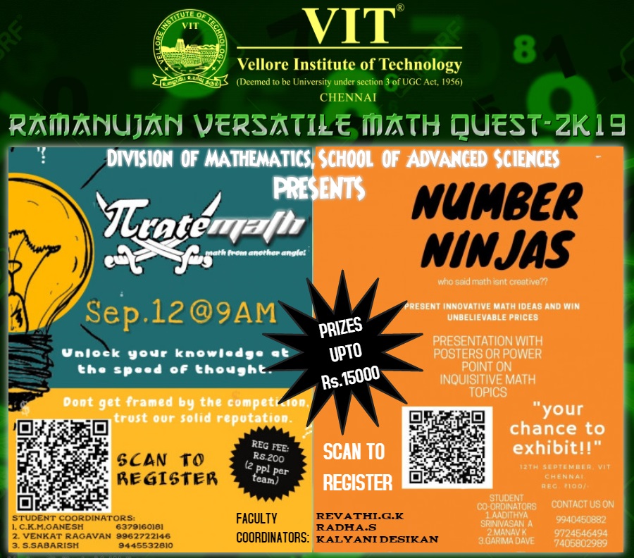 Ramanujan Versatile Math Quest 2019